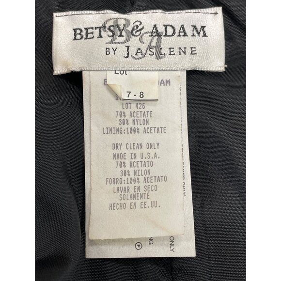 Besty & Adam Blue Women’s Formal Dress With Sparkle Accents Sz 7-8 - Picture 8 of 9